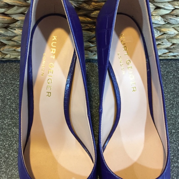 Kurt Geiger London Purple Stiletto Heels - Picture 8 of 13